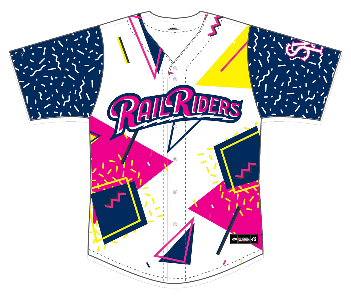 Scranton/WilkesBarre RailRiders 90's Night Jersey