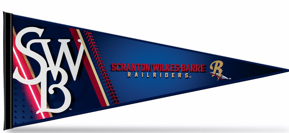 Scranton/Wilkes-Barre RailRiders Yankees Stadium Vertical Flag