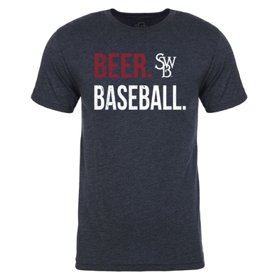 Scranton Wilke's-Barre RailRiders 108 Stitches Beer Baseball tee