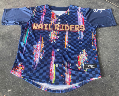 Scranton/Wilkes-Barre RailRiders Video Game Theme night jersey