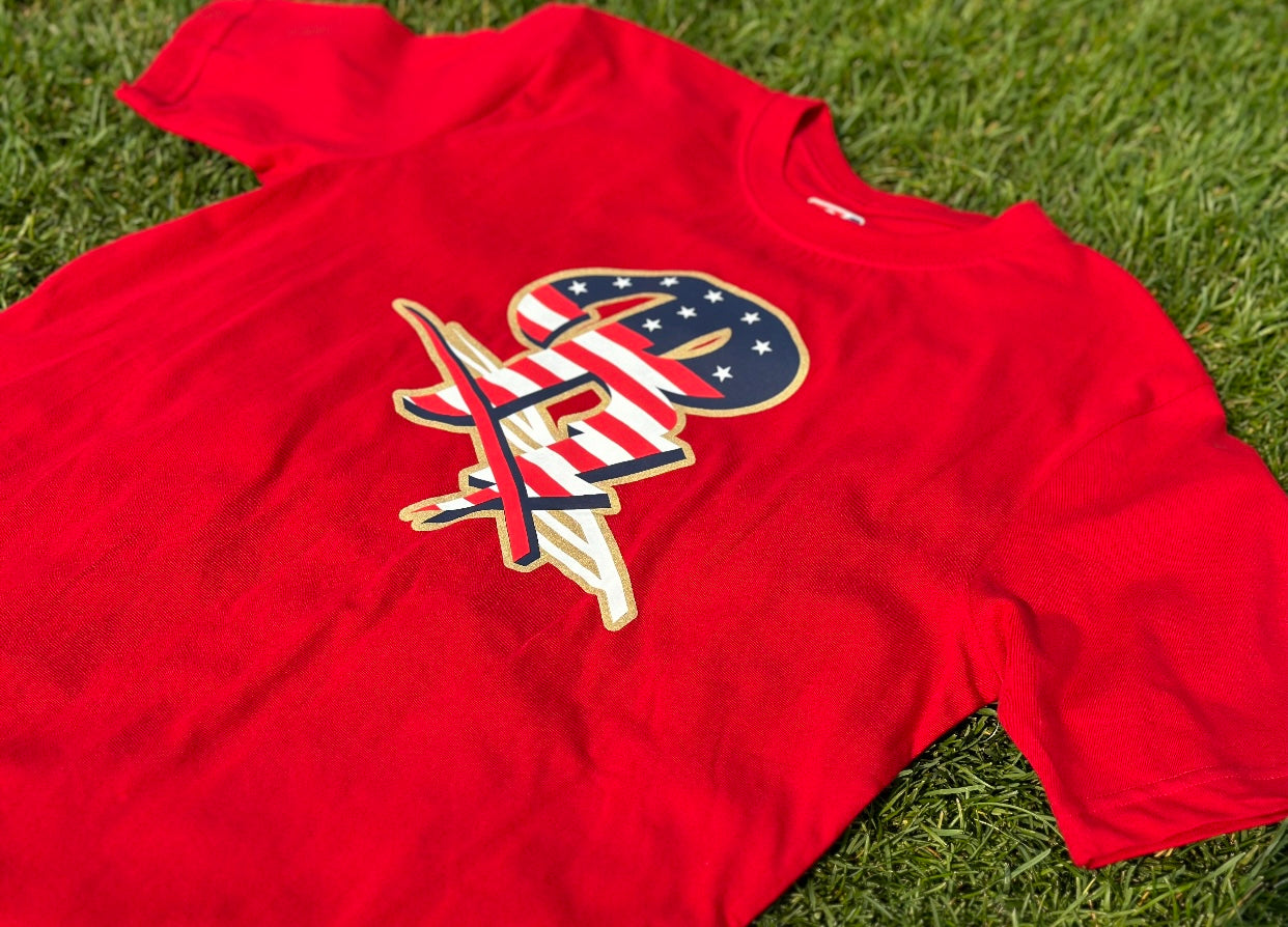 Scranton Wilke's-Barre RailRiders red Fourth of July Tee – Scranton ...