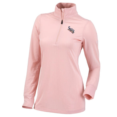 Scranton Wilke's-Barre RailRiders Columbia Women's 1/4 Zip Pullover (Pink)