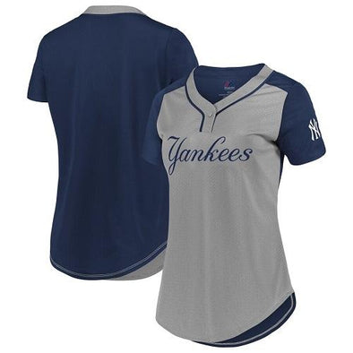 Scranton/Wilkes-Barre RailRiders Majestic Women's Yankees League Diva Mesh T-Shirt