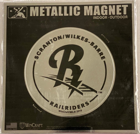 Scranton Wilke's-Barre RailRiders Metallic Car Magnet
